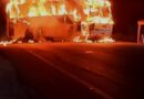 Detención de delincuentes y quema de vehículos en Tabasco
