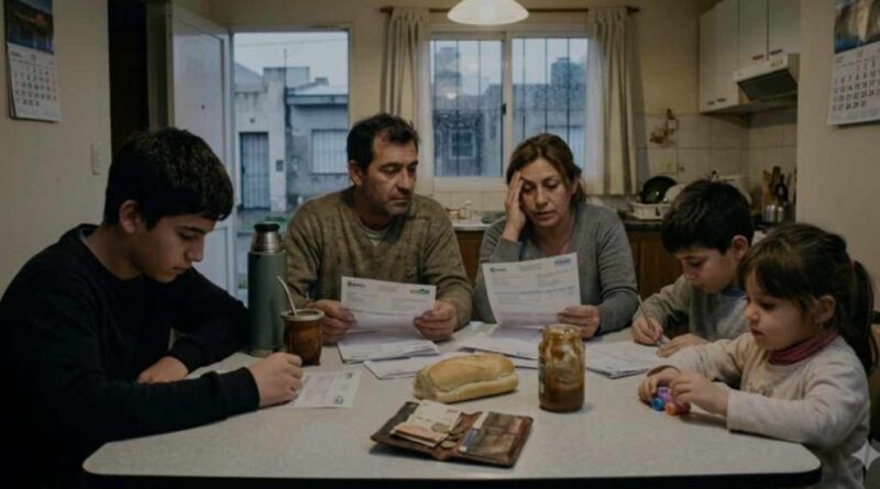 Bajan ingresos de familias argentinas, precios suben