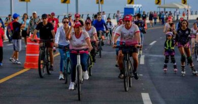 Arranca “Puente yAndo” en el Puente Nichupté con más de 6 mil personas