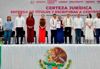 Tabasco da certeza jurídica a otros 377 centros educativos Tabasco da certeza jurídica a otros 377 centros educativos