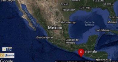 Registran sismo de magnitud 5.1 en puntos de Chiapas Registran sismo de magnitud 5.1 en puntos de Chiapas