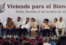 Entregan Sheinbaum y Díaz viviendas del Bienestar en Yucatán